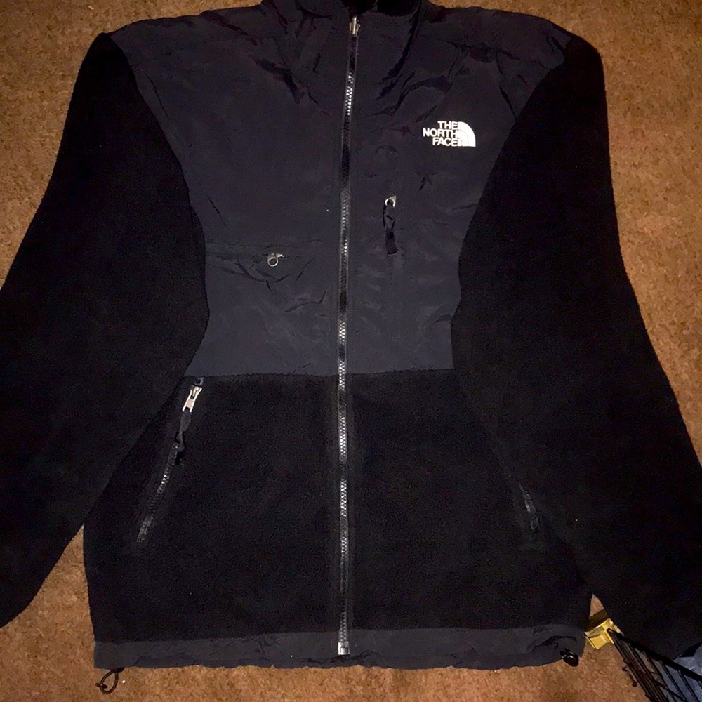 Black mens The north face brand zip jacket